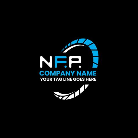 NFP letter logo vector design, NFP simple and modern logo. NFP ...