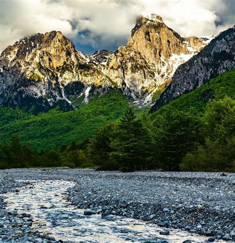 The beautiful accursed mountains in Albania. Albania has some of the ...