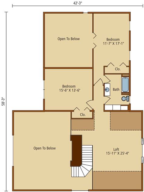 Pleasant Grove Log Home Plan by Timberhaven Log & Timber Homes