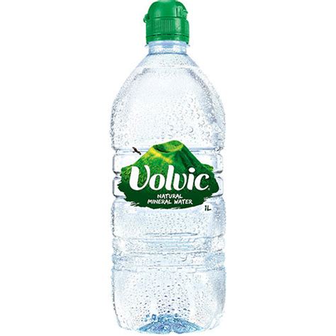 Volvic Natural Mineral Water Still Bottle Plastic 1 Litre Ref 144900 Pack 12 Hunt Office Uk