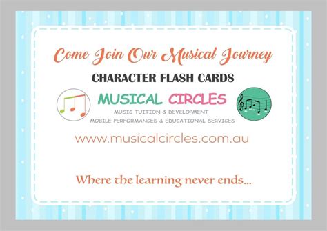 Treble Flashcards Set 40 Cards For 5 Books Set Musical Circles