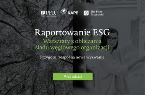 Warsztaty komercyjne Raportowanie ESG Warsztaty z obliczania śladu