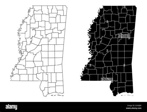 Simpson County Map Hi Res Stock Photography And Images Alamy