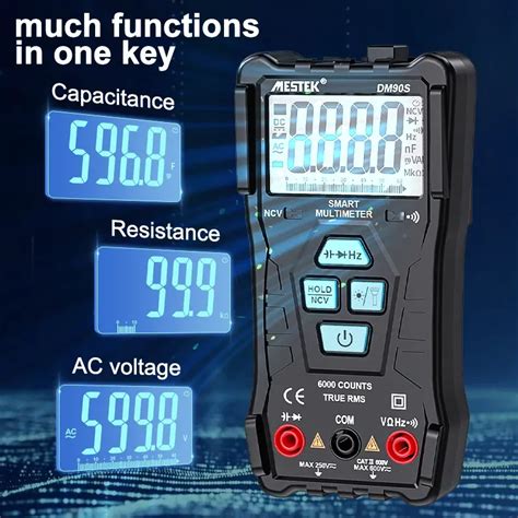 Wholesale Mestek Auto Range Digital Pocket Digital Multimeter 6000