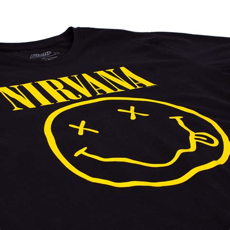 Camiseta Nirvana Smile Preta Oficial Black November Todo O Site