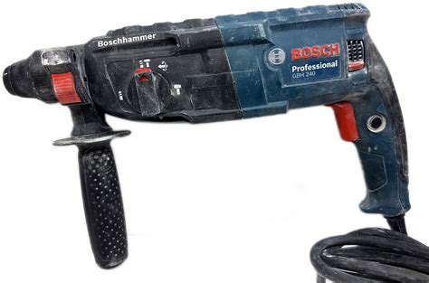 MŁOTOWIERTARKA BOSCH GBH 240 + WALIZKA | Młotowiertarki | Loombard.pl