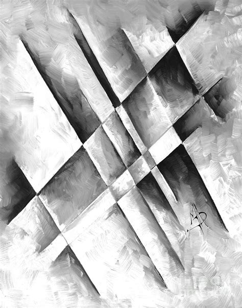 Abstract Gray Minimalist Contemporary PoP Art Painting Gray Scale I by ...