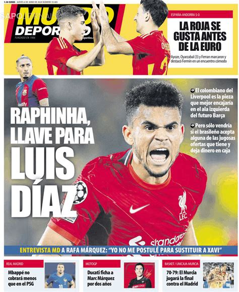 Mundo Deportivo Madrid Jun Jornais E Revistas Sapo Pt