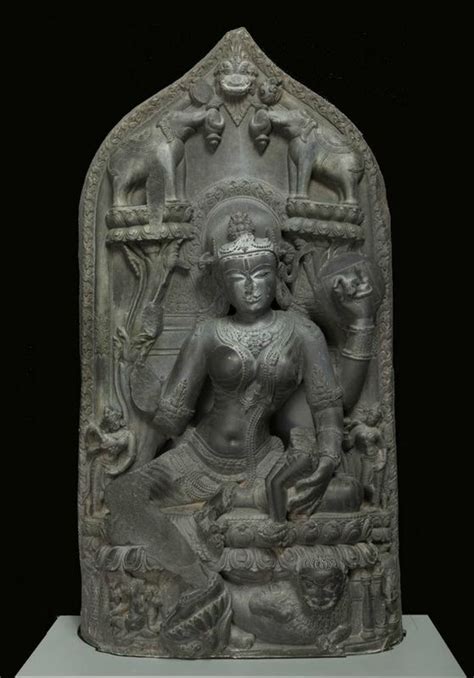 The Hindu deity Parvati, Pala, India, Jaynagar-Hasanpur, Bihar state ...