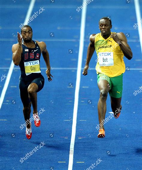 Usain Bolt Jamaica R Tyson Gay Editorial Stock Photo Stock Image Shutterstock