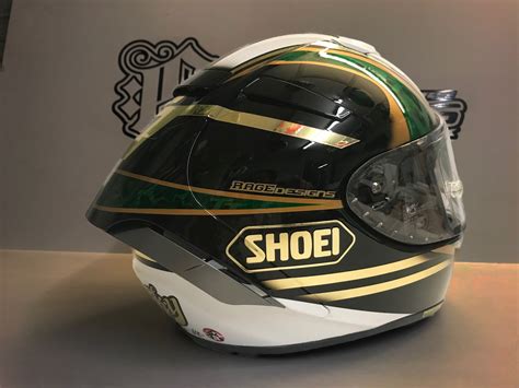 Racing Helmets Garage Shoei X Spirit Iii P Hickman Tt By Rage Designs