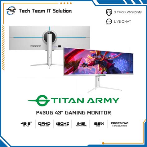 Titan Army Inch Flat Hz Ms Ips Gaming Monitor P Ug