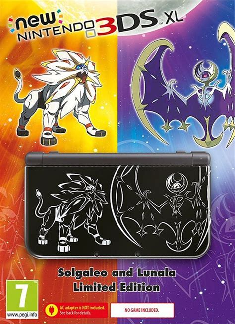 New Nintendo Ds Xl Console Solgaleo And Lunala Limited Edition Ds