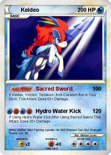 Pokémon Keldeo 1206 1206 - Sacred Sword - My Pokemon Card