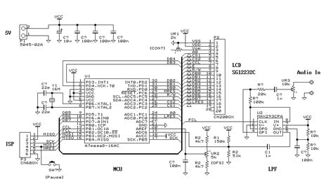 Audio Spectrum Analyzer Schematic Diagram Circuit Diagram