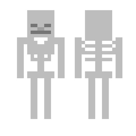 Skeleton Pixel Art Minecraft