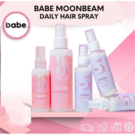 Babe Formula Moonbeam Moon Beam Bonbon Scent Blossom Nectar Gleam Daily Hair Shine Spray Polish
