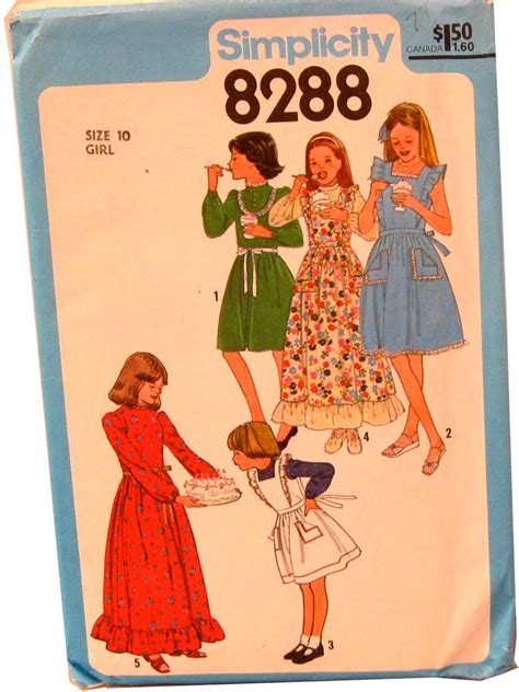 Seventies Vintage Sewing Pattern 70s Simplicity Pattern No 8288