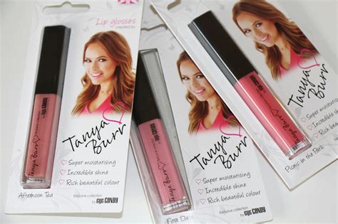 Beauty Junkie A Bit Spunky Tanya Burr Lip Gloss Line Swatches