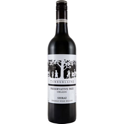 Tamburlaine Organic Preservative Free Shiraz 2019 1723 Organic