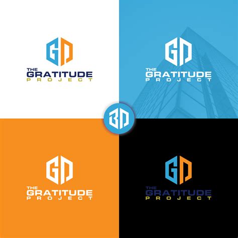 elegant colorful  profit logo design   gratitude project