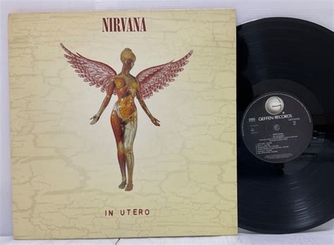 Nirvana In Utero LP 1993 EU ORIG Geffen HOLE Foo Fighters Pearl Jam