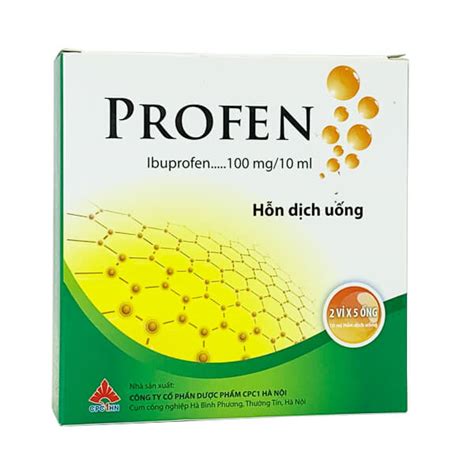 Thuốc Profen 100mg/10ml - Giải pháp giảm đau an toàn