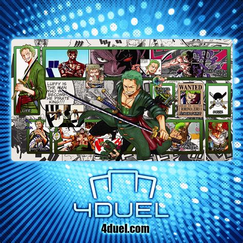 Roronoa Zoro One Piece Custom Playmat