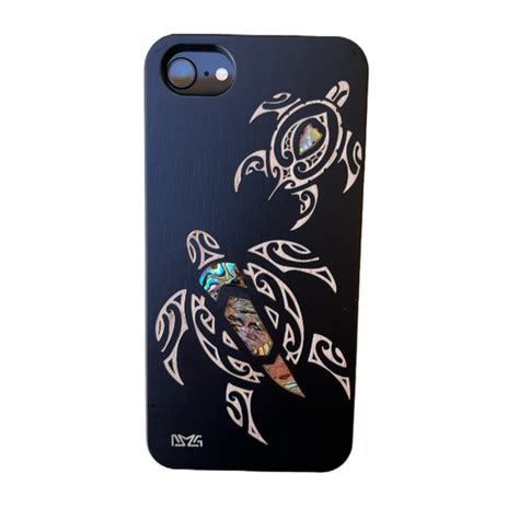 Honu Rainbow Jewel Of Life Sea Shell Case Iphone Diamond Wood Hi