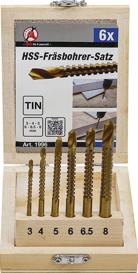 Bgs Diy Drill Bit Set Hss Nitrated Titanium Mm Pieces