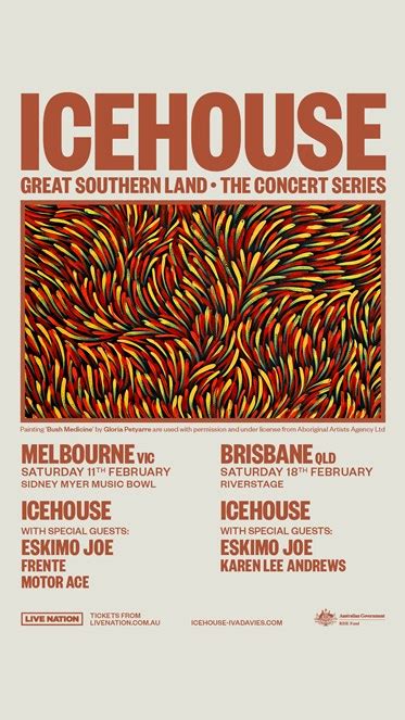 Icehouse Announce Full Line Up For The Great Southern Land Concerts In Melbourne And Brisbane