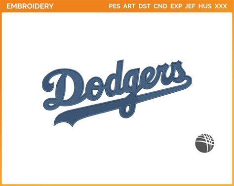 Los Angeles Dodgers - Jersey Logo (2014) - Baseball Sports Embroidery ...