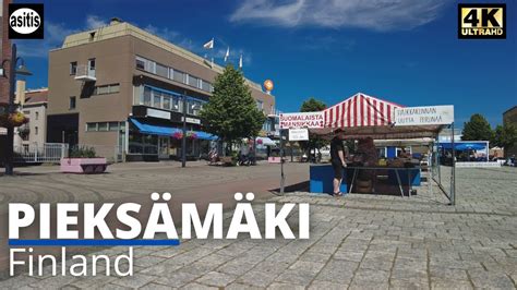 Finland City Walks Hot Summer Day Walk in Pieksämäki July YouTube