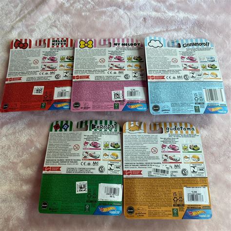 Hot Wheels Sanrio Characters Complete Set Never Depop