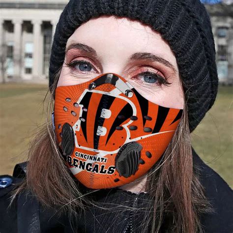 Cincinnati bengals filter carbon face mask - maria • LeeSilk Shop