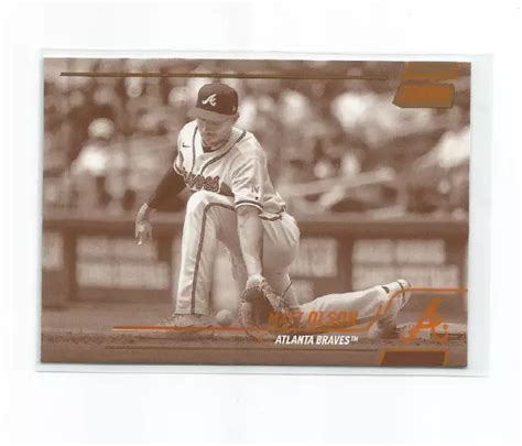 Carte Parall Le Matt Olson Atlanta Braves Topps Stadium Club