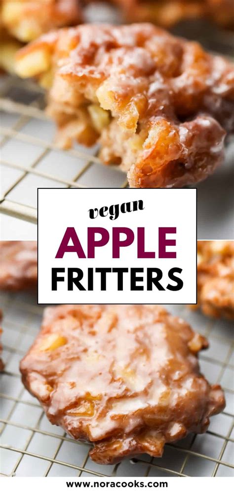 Vegan Apple Fritters Nora Cooks