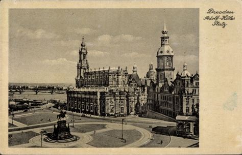 Ansichtskarte Postkarte Dresden Altstadt Adolf Hitler Akpool De