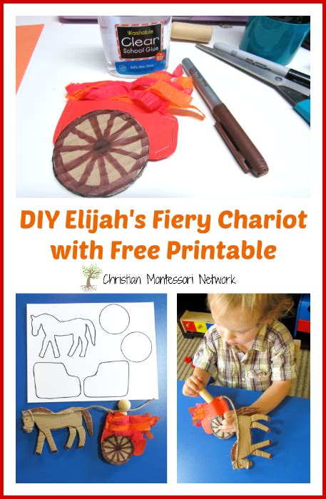 E is for Elijah's Fiery Chariot - Christian Montessori Network