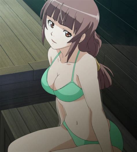 Ikuno Emiru Nozoki Ana Anime Screenshot Highres Stitched Third Party Edit Girl Bikini