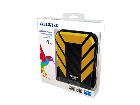 Disco HDD Externo ADATA 2 5 HD710 1 TB Amarillo 1 TB USB 3 0