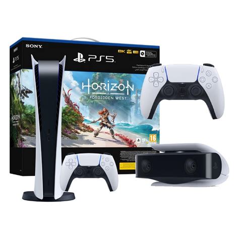 Sony Playstation 5 Digital Edition Console Horizon Forbidden West Voucher Bundle Dualsense