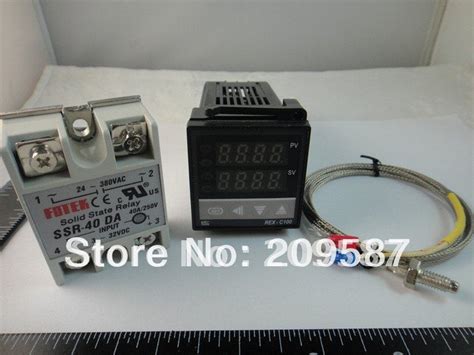 Купить цифровой контроллер температуры pid Рекс c100 + max.40a ССР + k ...