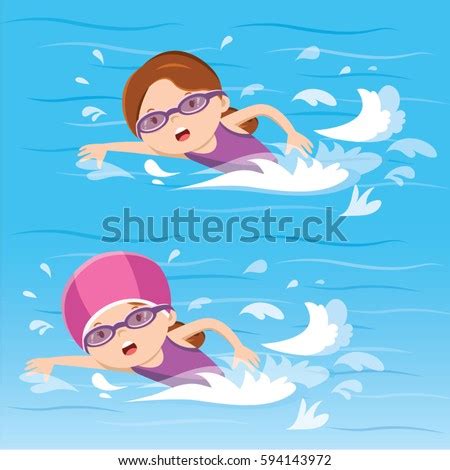 Girl Swimming Clipart | Free download on ClipArtMag