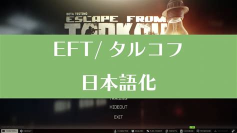 【タルコフ初心者向け解説】タルコフって結局何するのパート1【今更聞けないタルコフ】 タルコフひよこクラブ