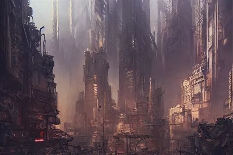 Cyberpunk Post Apocalyptic City Landscapewestern Stable Diffusion