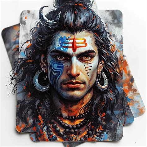 Premium Photo Lord Shiva Sticker