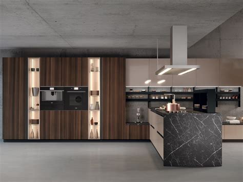 Kitchen With Peninsula Era By Febal Casa Design Paolo Colombo