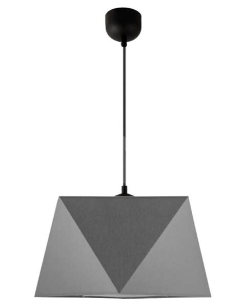 Lampa Wisząca szara 1 punktowa nad stół W 1202 1 Bakaro GRAY