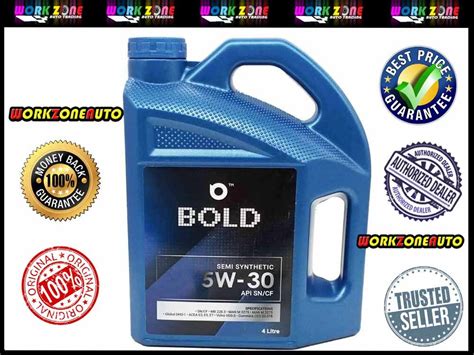 Bold W L Semi Synthetic Sn Engine Oil Car Lubricant W Minyak